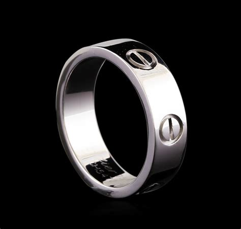 cartier ring silver|silver cartier rings men's.